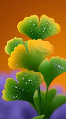 Beginning of Autumn solar term autumn appreciation ginkgo leaves autumn leaves Double Ninth Festival poster illustration
