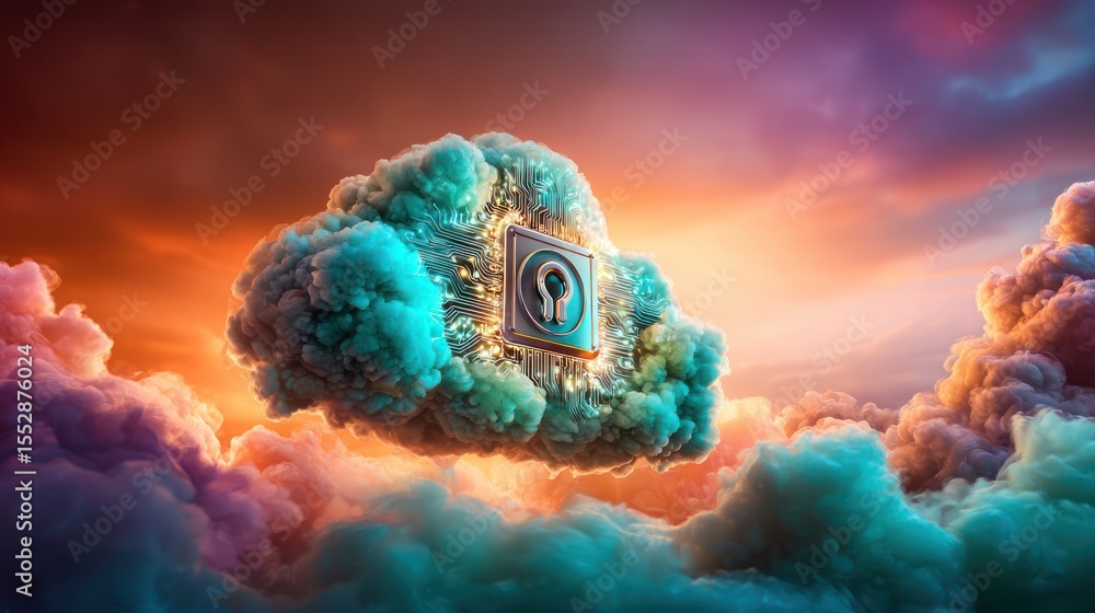 Poster securing cloud computing networks cloud security innovations in a vibrant digital environment
