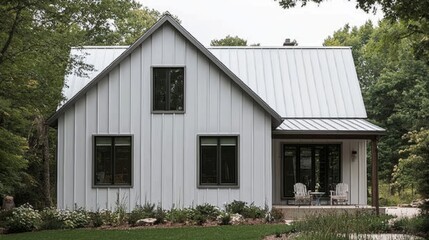 This type of siding enhances the curb appeal while providing durability and weather resistance.