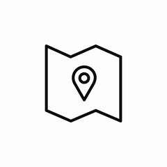map marker icon sign vector