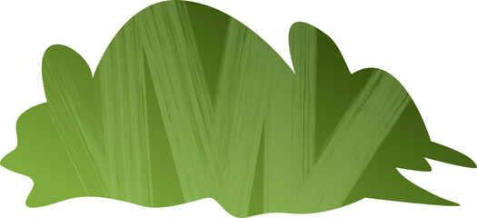 green leaves on a white background