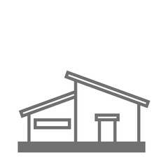 シンプルな住宅のベクターアイコン_8