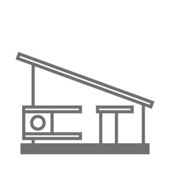 シンプルな住宅のベクターアイコン_9