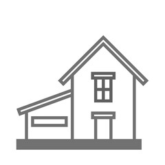 シンプルな住宅のベクターアイコン_10