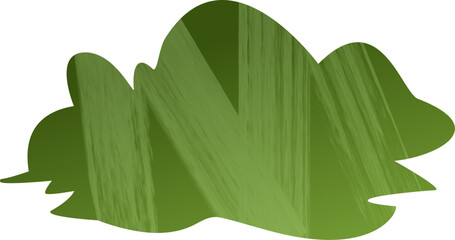 grass on white background