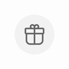 gift box icon sign vector