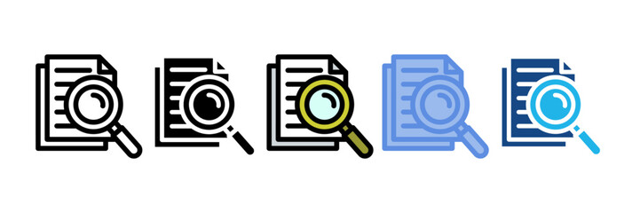 Investigation Icon Element For Design