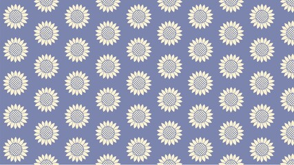 Sunflower Vector pattern design colorful