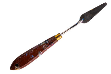 Used painting knife, palette knives