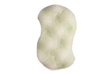White bathing sponge