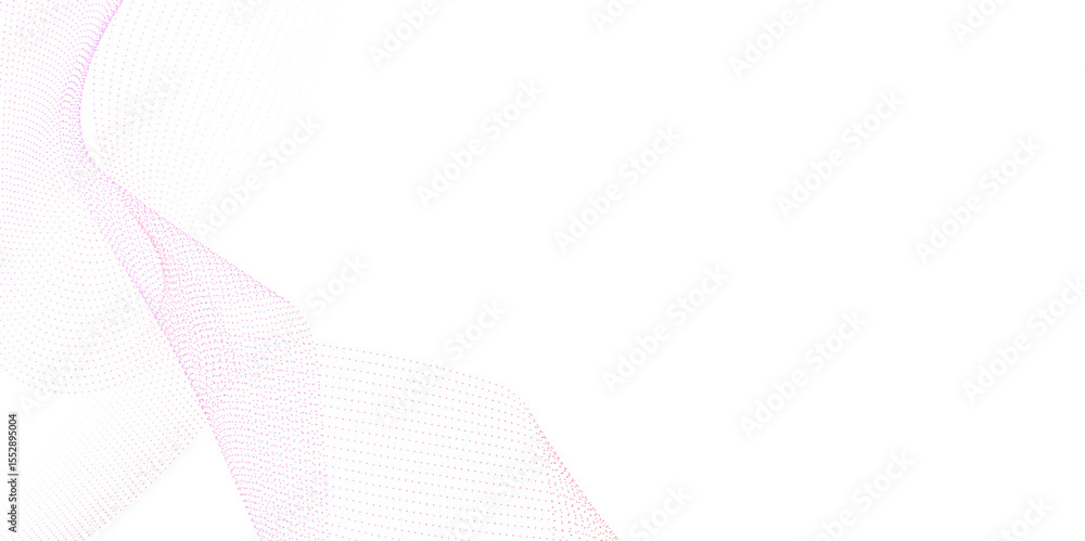 Poster abstract wavy curve lines background. modern template abstract design flowing particles wave digital