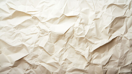 The texture of white paper is crumpled. Background for various purposes.