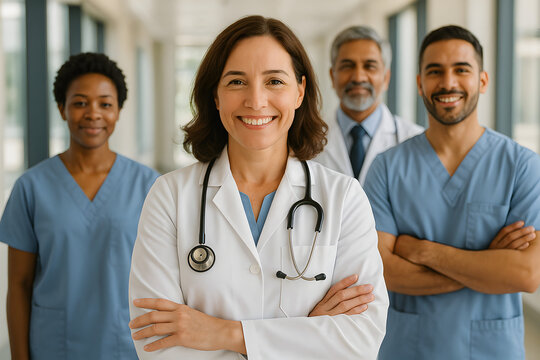 Healthcare Heroes United: Doctors and Nurses in Unity