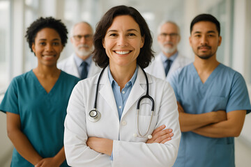Healthcare Heroes United: Doctors & Nurses Teamwork