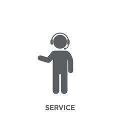 Simple Icon Representing Customer Service