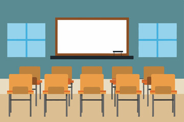 Empty living room interior with a flat screen TV on a stand, surrounded by a sofa, chair, and table