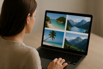 Exploring Dream Destinations: Laptop for Travel Planning
