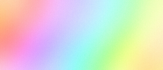 Rainbow color gradient background with grainy texture