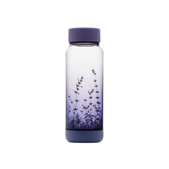 Fototapeta premium Lavender Infused Water Bottle - Purple Gradient Design
