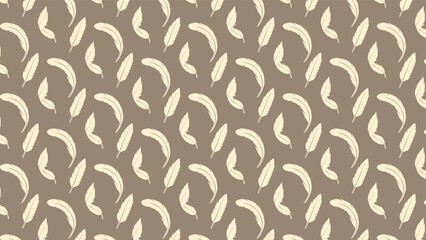 Vector seamless feathers pattern multicolored design