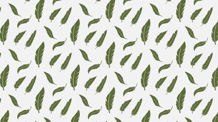 Vector seamless feathers pattern multicolored design