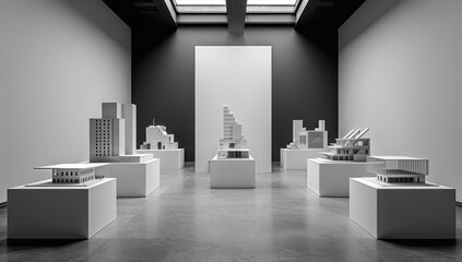 Room with a white wall and a white floor