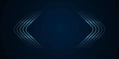 The arrow emits a motion blur, creating a sense of rapid movement and futuristic energy. vector illustration