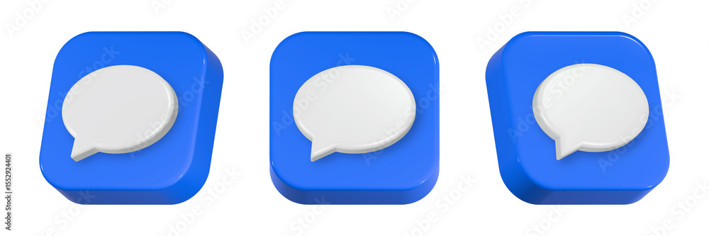 Fototapete chat blank 3d rendering transparent background