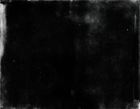 Realistic paper photocopy scan texture. Grunge rough distressed noise grain overlay. Black dark photocopy wallpaper background. Retro rough design pattern. Distressed surface. Toner machine print.