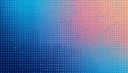 Abstract blue background with glowing dot pattern for a modern seamless design texture