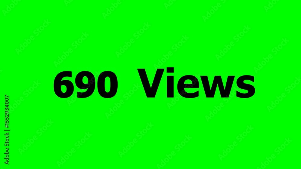 Aufkleber the views counter has reached one hundred thousand. social network counter displaying numbers counti
