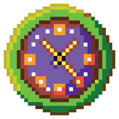 Fototapeta premium Pixel clock
