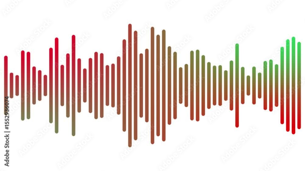 Poster varried audio waveform spectrum animation. alpha channel, spectrum audio animation, wave form audio 