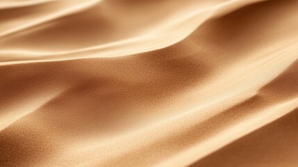 Obraz premium An elegant image of golden fabric delicately flowing and undulating, showcasing its soft texture and luxurious sheen that invites touch and evokes feelings of comfort and warmth.