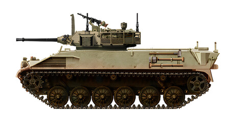 BMP-1 Jackal (BMP-1 modernization concept, for the Ethiopian army, with a new hull and combat module, with a 25mm cannon) © Tikros