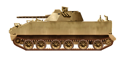 EFV-1 (Concept of a new infantry fighting vehicle for the Ethiopian army, with a new combat module and a 30mm cannon)