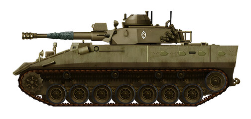 EE-34 HIFV (Concept of a heavy infantry fighting vehicle, based on the Leopard 1 tank, with a combat module and a 90mm gun)