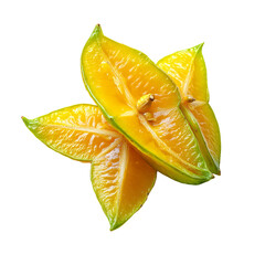 Star fruit slices displaying the beautiful texture