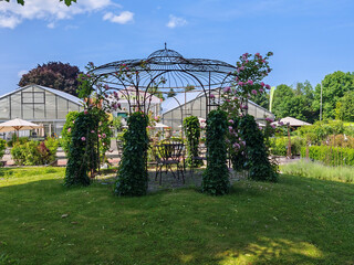a pavilion or garden house