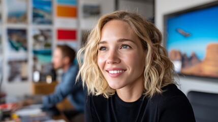 Woman in photo.