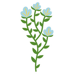 Organic Floral Element