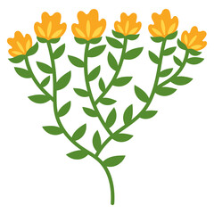 Organic Floral Element