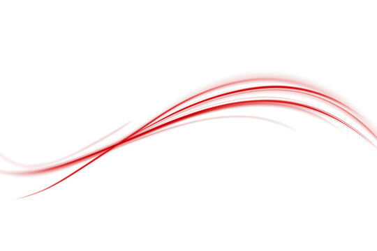 PNG dynamic laser trail on red background with blur motion and line speed effects PNG, where city lights stretch into a vibrant line glowing past another long red line