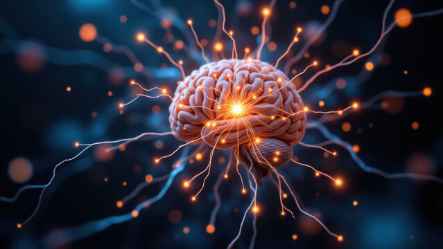 Vagus Nerve Stimulation, Electrical Activity in a Brain