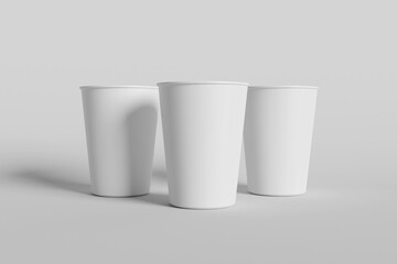 Blank Paper Cup Mockup