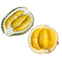 A yellow durian make my mouth bleaching