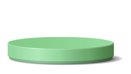 Soft Pastel Green Podium with Transparent Background - Gentle & Serene Display Platform for Wellness, Beauty, or Natural Products

