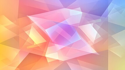 Fototapeta premium Abstract Pastel Geometric Shapes Background