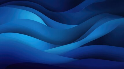Flowing blue abstract wave background.
