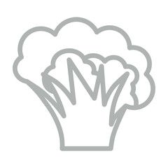 Explosion Vector Line Grey Icon Design